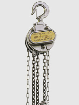 隧道施工選用不銹鋼手拉葫蘆吊裝作業